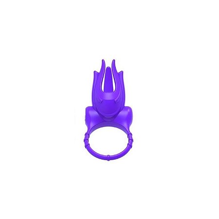 Anel Peniano com Vibrador Vibrating Ring Roxo - Lovetoys