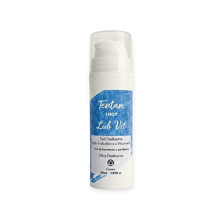 Gel Lubrificante Deslizante com Ácido Hialurônico e Vitamina E Lub Vit 30ml - Tentare