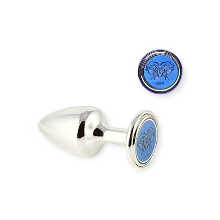 Plug Anal Cromado Gêmeos P - Hard
