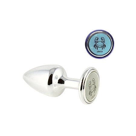 Plug Anal Cromado Signo Câncer P - Hard