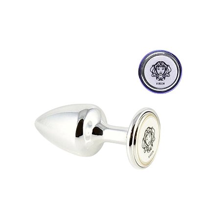 Plug Anal Cromado Signo Virgem P - Hard