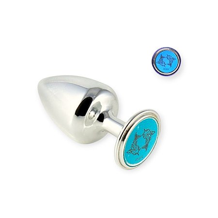 Plug Anal Cromado Signo Peixes M - Hard