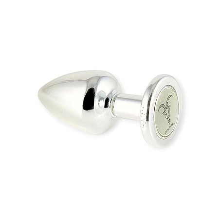 Plug Anal Cromado Signo Capricórnio Tam G - Hard
