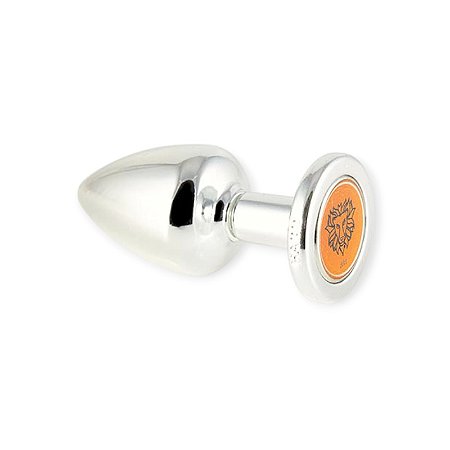 Plug Anal Cromado Signo Leão Tam G - Hard