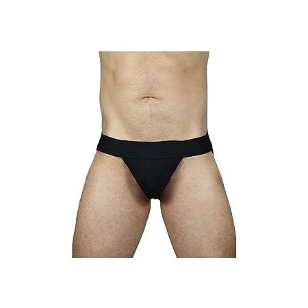 Jockstrap Simples de Elástico Preta M - Ricok