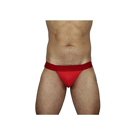 Jockstrap Simples de Elástico Vermelha M - Ricok