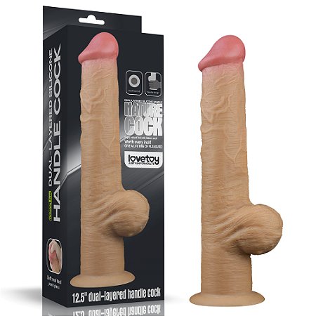 Pênis Realístico 30x5cm Handle Cock 12.5 - Lovetoy