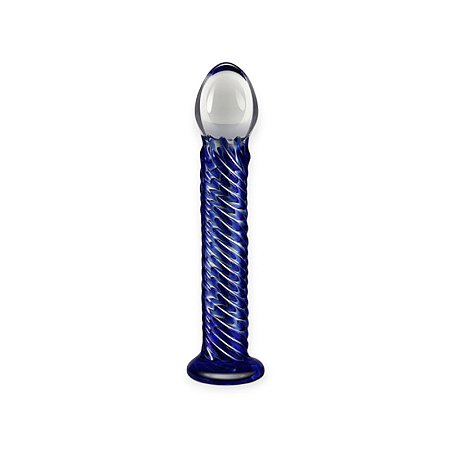 Penetrador de Vidro 17x3cm com Ondulações - Glass Romance - Lovetoy