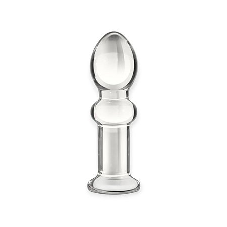 Plug Anal de Vidro 11x3,5cm Transparente Glass Romance - Lovetoy