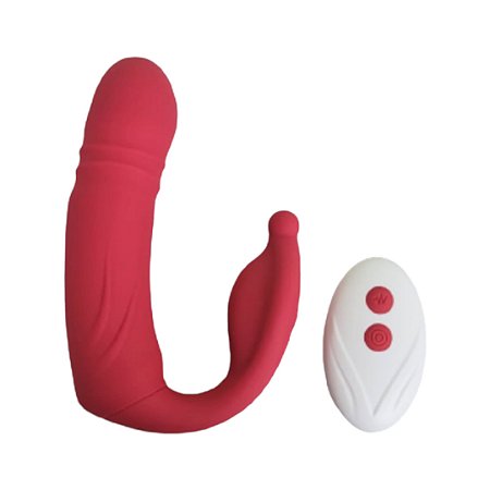 Vibrador e Estimulador Clitoriano Vai e Vem 9 Vibrações Siena - Coleção L´Amour Lovetoys