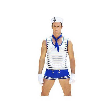 Fantasia Masculina de Marinheiro - Lovetoys