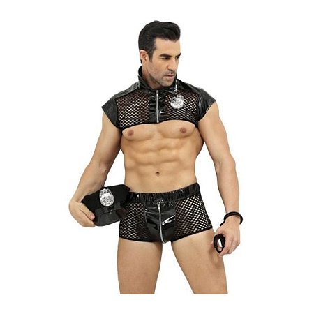 Fantasia Masculina de Policial - Lovetoys