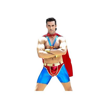 Fantasia Masculina Superman - Lovetoys