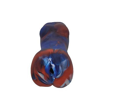 Masturbador Vagina em Silicone Platinum Colors Blue - Lovetoys