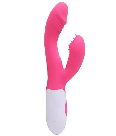 Vibrador e Estimulador Clitoriano 7 Vibrações André Pink - Pretty Love