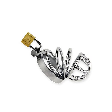 Cinto de Castidade em Aço com Argolas - Lovetoys