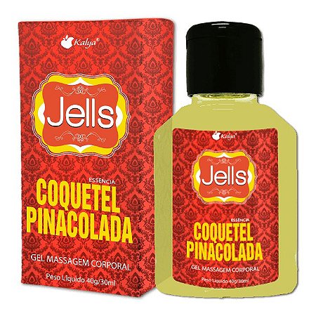 Gel de Massagem Pina Colada - Jells Well - Kalya
