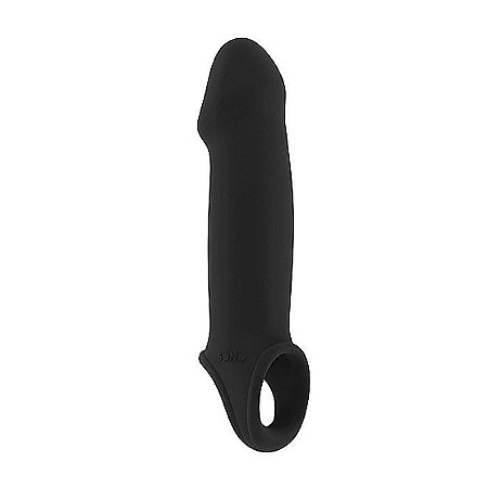 Capa extensora 2.5  preta No 33 - Stretchy Penis Extension Black