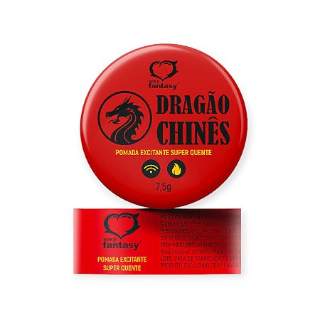 Pomada Excitante Super Quente Dragão Chinês 7,5g - Sexy Fantasy