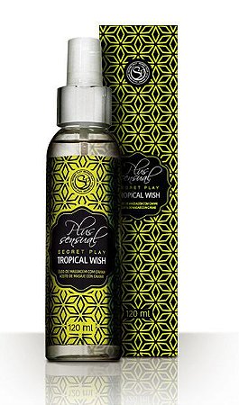 Óleo de Massagem com Caviar - Tropical Wish Plus Sensual - Secret Play