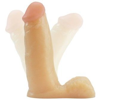 Pênis Com Escroto 14cm Articulado - Absoloo