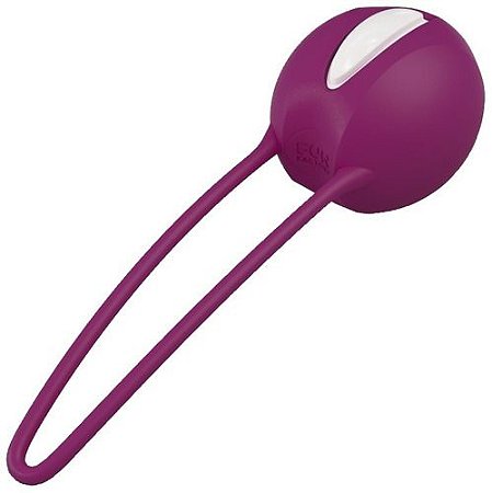 Bolinha de Pompoar Smartball Uno - Branco e Roxo Fun Factory