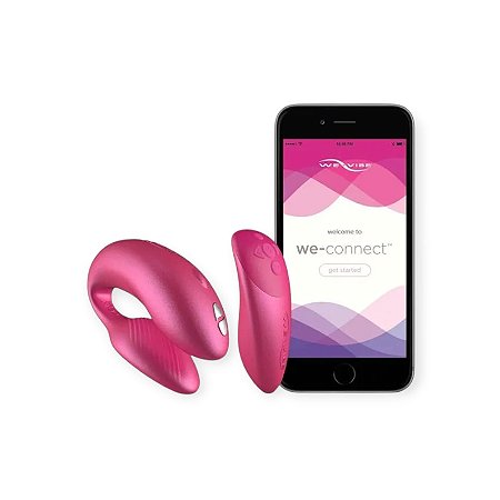Vibrador para Casal com Controle Remoto e Controle Via Aplicativo à Distância Chorus - We-Vibe