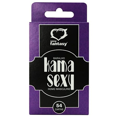 Baralho Kama Sexy Homo Masculino com 54 Cartas - Sexy Fantasy