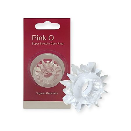 Anel Peniano Massageador Pink O - EroticPoint