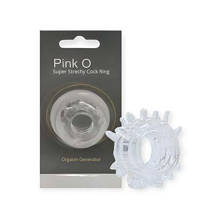 Anel Peniano Massageador Pink O - EroticPoint