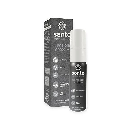 Gel Dessensibilizante Sensible Prata + - Santo Cosmético