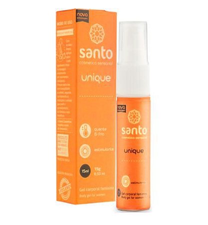 Unique Gel de Massagem Gel 5 em 1 para Mulheres 15ml - Santo Cosméticos