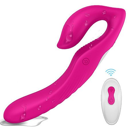 Vibrador Duplo Recarregável com Controle Remoto e 9 Modos de Vibração - Lovetoys