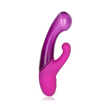 Vibrador Ponto G com Estimulador e 10 Vibrações - Opal - Jopen