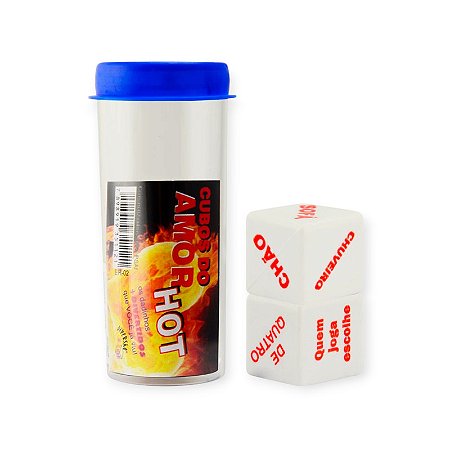 Dados Lugar e Posição Cubos do Amor Hot - Diversão ao Cubo