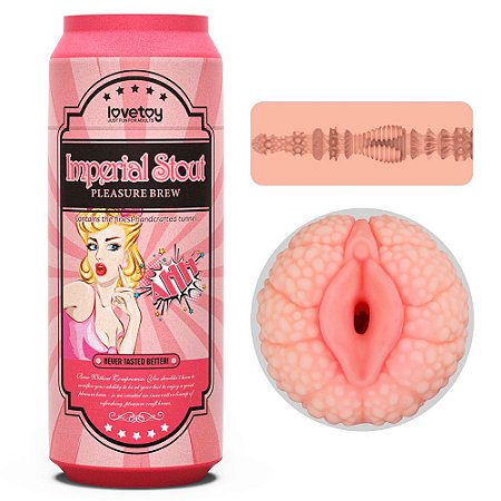 Masturbador Masculino Vagina em Lata Imperial Stout- Lovetoy