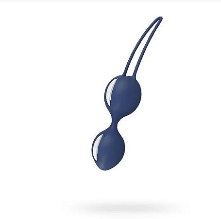 Bolinhas de Pompar Smartballs Duo White|dark Blue Fun Factory