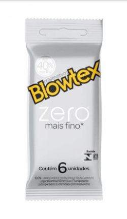 Preservativo Zero com 6 Unidades - Blowtex