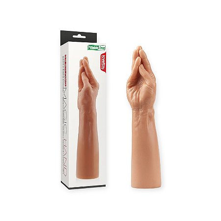 Penetrador para Fisting Mão com Dedos Juntos e Braço Tamanho Real 13.5" King Size Realistic Magic Hand – Lovetoy