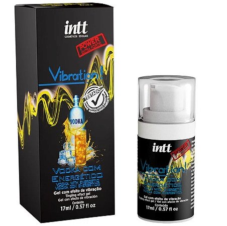 Gel Vibration Power Vodka com Energético 17ml - Intt