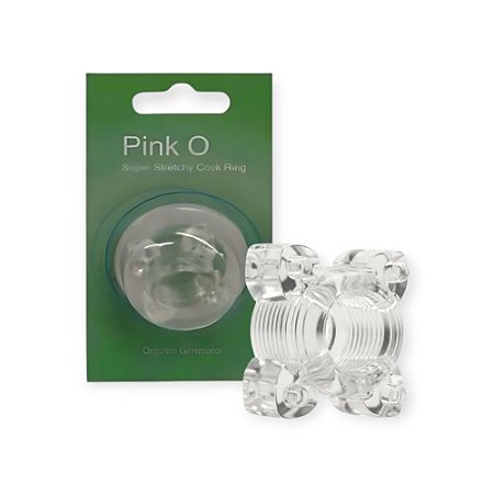 Anel Peniano Massageador Pink O - EroticPoint