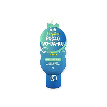 Gel Facilitador com Efeito Gelado Poção Vo-Da-Ku 15g - Intt