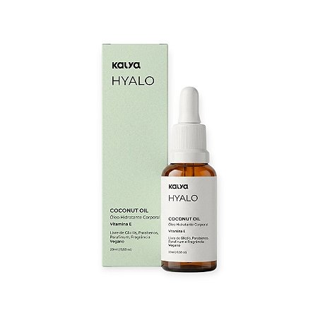 Óleo Hidratante Íntimo e Corporal Hyalo Coconut Oil 20ml - Kalya