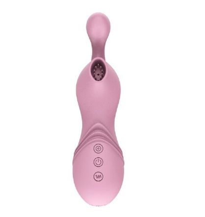 Vibrador com Sucção Rosa Baby Vibrating Rod  - Man Nuo