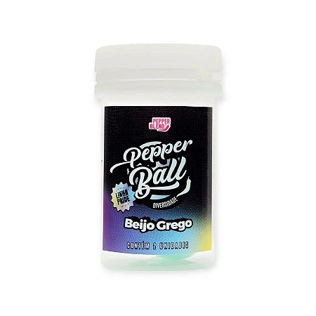 Bolinha Beijavel Pepper Ball Beijo Grego 02 Unidades - Pepper Blend