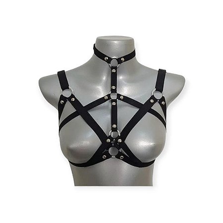 Harness Feminino Darkness Coleção Fetiche - Lovetoys