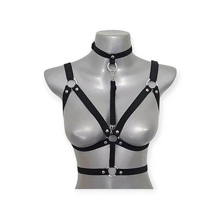 Harness Feminino em Elástico Fire Coleção Fetiche - Lovetoys