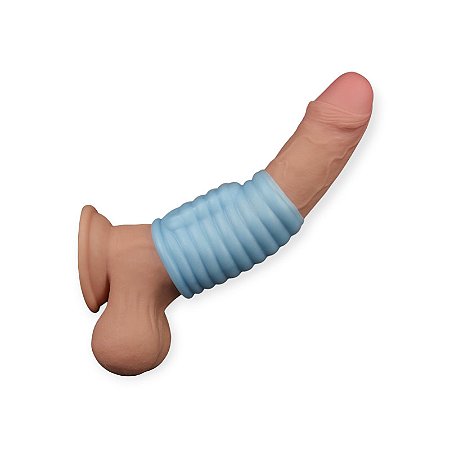 Meia Capa Peniana com Vibração - Vibrating Spiral Knights Ring - Lovetoy