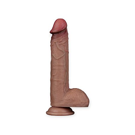 Pênis Dupla Densidade 23,5x4,3 Cm Dual Layered Platinum Silicone Cock - Lovetoy