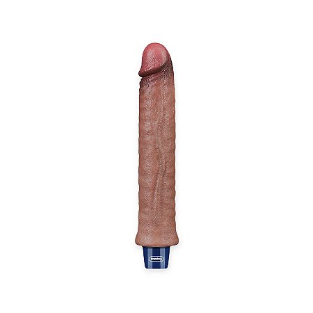 Pênis Dupla Densidade 24,5x4 Cm Dual Layered Platinum Silicone com 10 Modos de Vibração - Lovetoy
